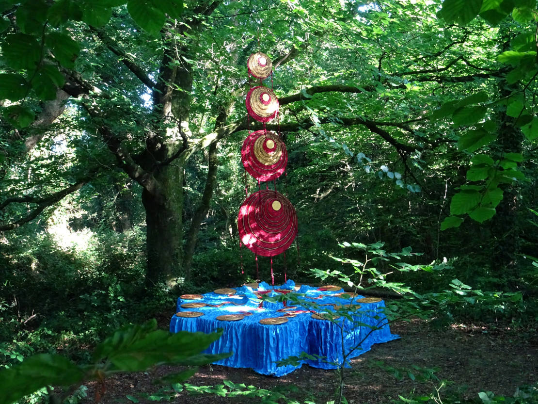 The Pilgrimage of the 13 Blood Moons - Installation by Lisa D. Robin