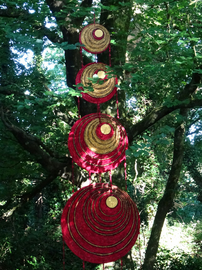 The Pilgrimage of the 13 Blood Moons - Installation by Lisa D. Robin