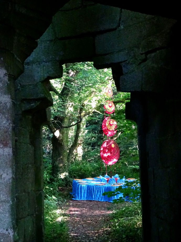 The Pilgrimage of the 13 Blood Moons - Installation by Lisa D. Robin