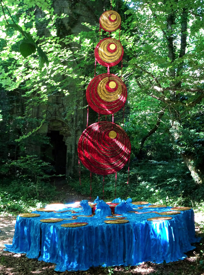 The Pilgrimage of the 13 Blood Moons - Installation by Lisa D. Robin